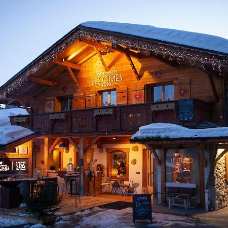Chalet-Hotel Les Cimes Le Grand-Bornand Esterno foto