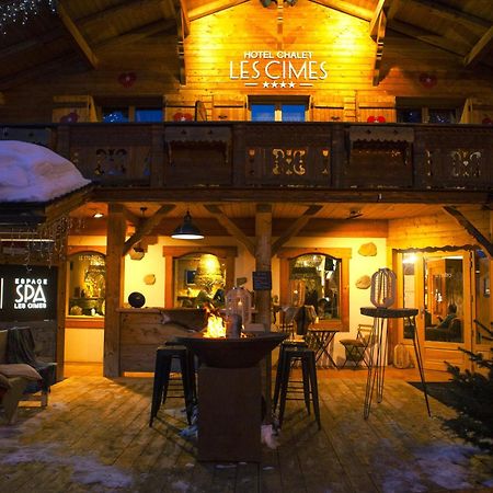 Chalet-Hotel Les Cimes Le Grand-Bornand Esterno foto