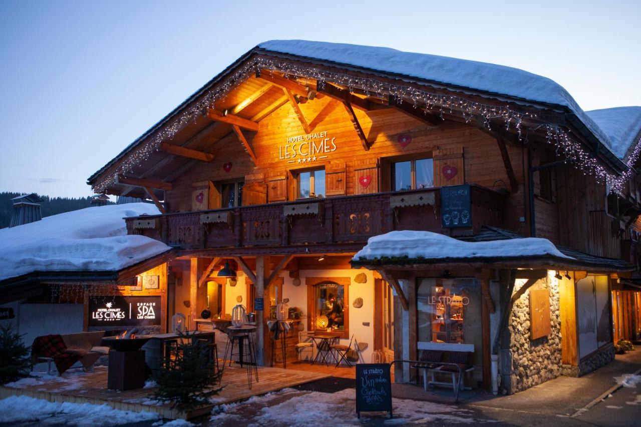 Chalet-Hotel Les Cimes Le Grand-Bornand Esterno foto