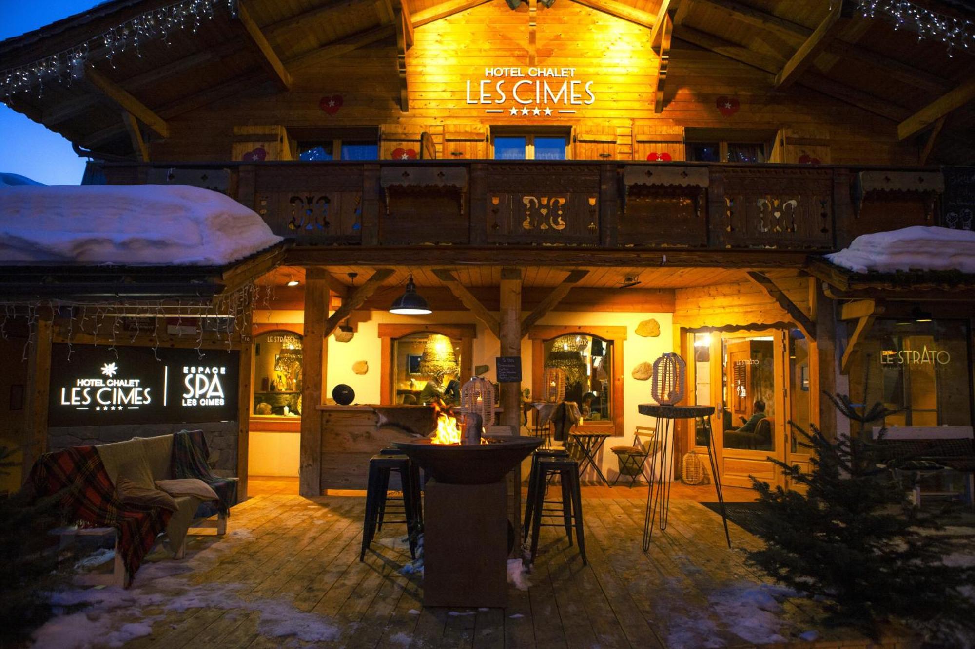 Chalet-Hotel Les Cimes Le Grand-Bornand Esterno foto